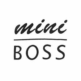 MINI BOSS - official mark drawing from the USPTO record