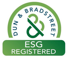 DUN & BRADSTREET & ESG REGISTERED - official mark drawing from the USPTO record