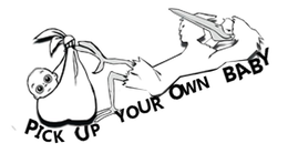 PICK UP YOUR OWN BABY - official mark drawing from the USPTO record