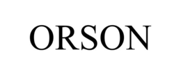 ORSON - official mark drawing from the USPTO record