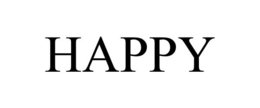 HAPPY - official mark drawing from the USPTO record