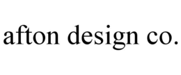 AFTON DESIGN CO. - official mark drawing from the USPTO record