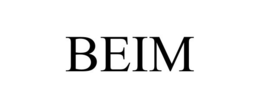 BEIM - official mark drawing from the USPTO record