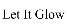 LET IT GLOW - official mark drawing from the USPTO record