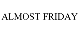ALMOST FRIDAY - official mark drawing from the USPTO record