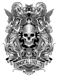 I.L.L. CO IMMORTAL LIVES LTD - official mark drawing from the USPTO record