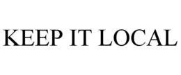 KEEP IT LOCAL - official mark drawing from the USPTO record