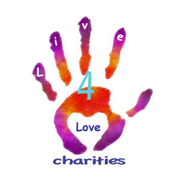 L I V E 4 LOVE CHARITIES - official mark drawing from the USPTO record