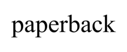 PAPERBACK - official mark drawing from the USPTO record