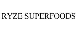 RYZE SUPERFOODS - official mark drawing from the USPTO record