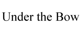 UNDER THE BOW - official mark drawing from the USPTO record