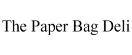 THE PAPER BAG DELI - official mark drawing from the USPTO record