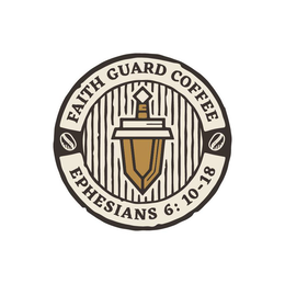 FAITH GUARD COFFEE EPHESIANS 6:10-18 - official mark drawing from the USPTO record