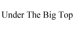UNDER THE BIG TOP - official mark drawing from the USPTO record