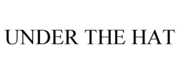 UNDER THE HAT - official mark drawing from the USPTO record