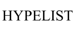 HYPELIST - official mark drawing from the USPTO record