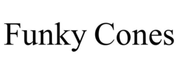FUNKY CONES - official mark drawing from the USPTO record