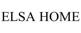 ELSA HOME - official mark drawing from the USPTO record