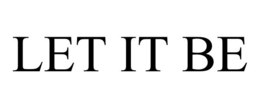 LET IT BE - official mark drawing from the USPTO record