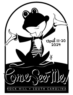 COME - SEE - ME! APRIL 11-20 2024 ROCK HILL • SOUTH CAROLINA - official mark drawing from the USPTO record