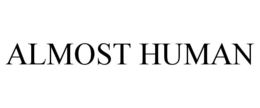 ALMOST HUMAN - official mark drawing from the USPTO record