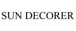 SUN DECORER - official mark drawing from the USPTO record