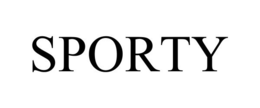 SPORTY - official mark drawing from the USPTO record