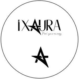 IXAURA FEEL YOUR ENERGY A - official mark drawing from the USPTO record