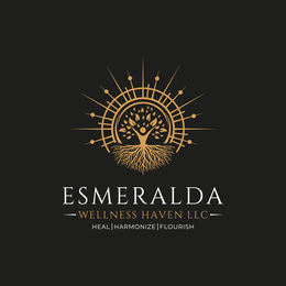 ESMERALDA WELLNESS HAVEN LLC HEAL | HARMONIZE | FLOURISH - official mark drawing from the USPTO record