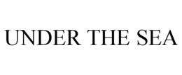 UNDER THE SEA - official mark drawing from the USPTO record