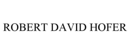 ROBERT DAVID HOFER - official mark drawing from the USPTO record