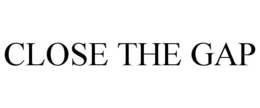 CLOSE THE GAP - official mark drawing from the USPTO record
