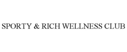 SPORTY & RICH WELLNESS CLUB - official mark drawing from the USPTO record