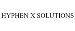 HYPHEN X SOLUTIONS - official mark drawing from the USPTO record