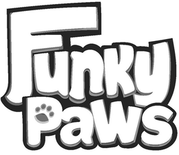 FUNKY PAWS - official mark drawing from the USPTO record