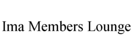 IMA MEMBERS LOUNGE - official mark drawing from the USPTO record