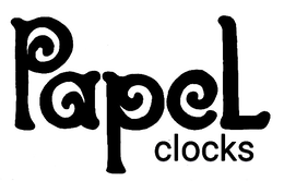 PAPEL CLOCKS - official mark drawing from the USPTO record