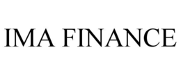 IMA FINANCE - official mark drawing from the USPTO record