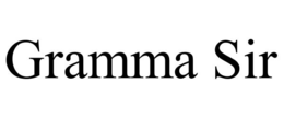 GRAMMA SIR - official mark drawing from the USPTO record