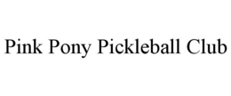 PINK PONY PICKLEBALL CLUB - official mark drawing from the USPTO record