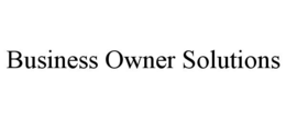 BUSINESS OWNER SOLUTIONS - official mark drawing from the USPTO record