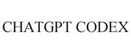 CHATGPT CODEX - official mark drawing from the USPTO record