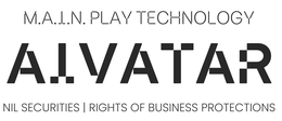 M.A.I.N. PLAY TECHNOLOGY AIVATAR NIL SECURITIES | RIGHTS OF BUSINESS PROTECTIONS - official mark drawing from the USPTO record