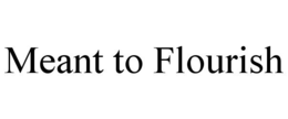 MEANT TO FLOURISH - official mark drawing from the USPTO record