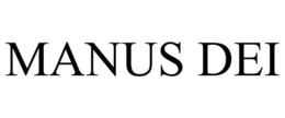 MANUS DEI - official mark drawing from the USPTO record
