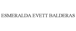 ESMERALDA EVETT BALDERAS - official mark drawing from the USPTO record