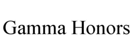 GAMMA HONORS - official mark drawing from the USPTO record