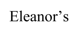 ELEANOR’S - official mark drawing from the USPTO record