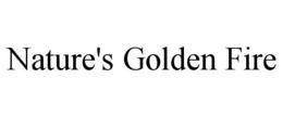 NATURE'S GOLDEN FIRE - official mark drawing from the USPTO record
