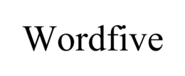 WORDFIVE - official mark drawing from the USPTO record